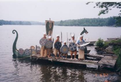 Canoe out on the pond